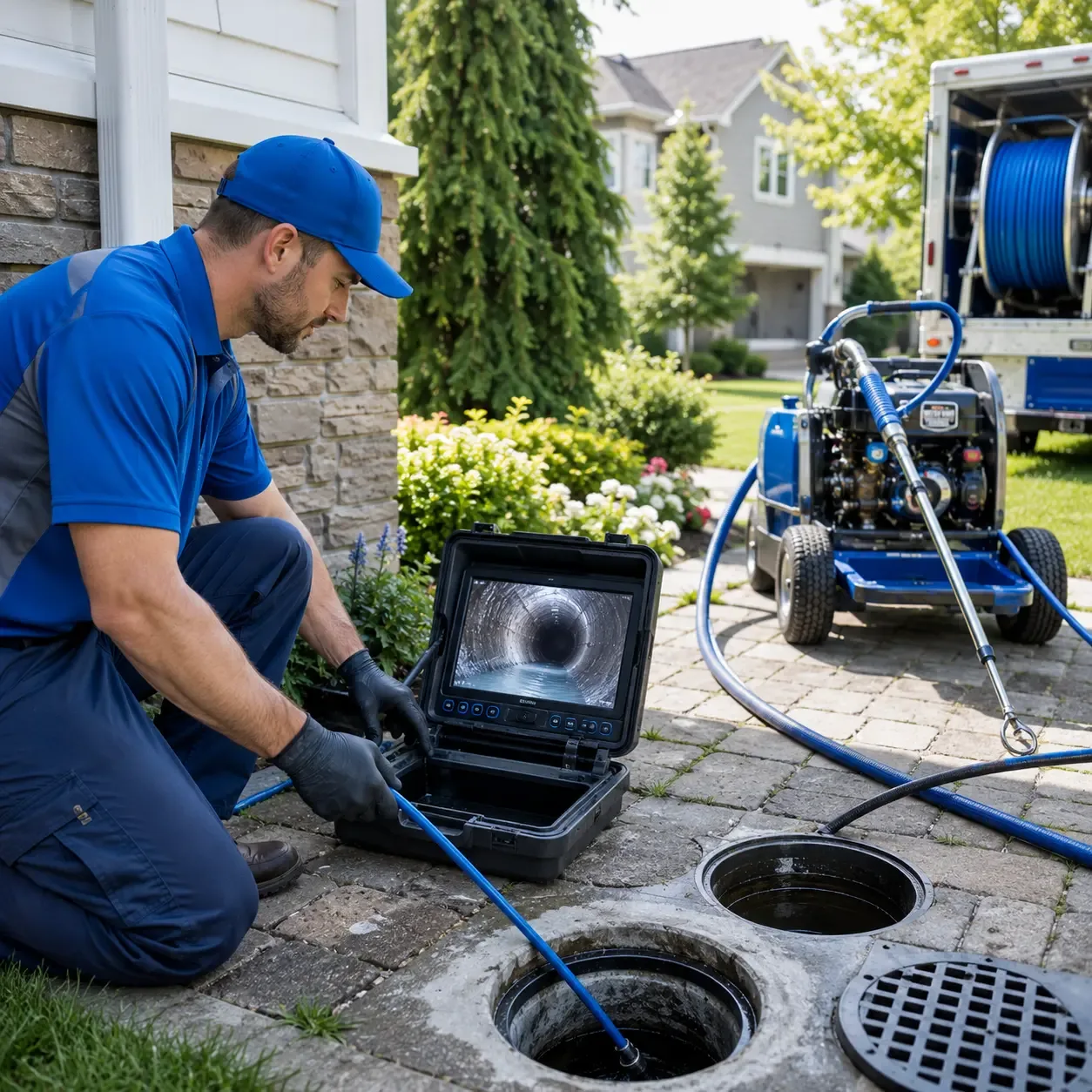 Outdoor drain cleaning professionals serving Warner, SD